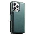 For iPhone 15 Pro Max CaseNeo Finger Grip Strap MagSafe Leather Phone Case(Green) - 3
