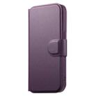 For iPhone 15 Pro Max CaseNeo Finger Grip Strap MagSafe Leather Phone Case(Purple) - 2