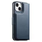 For iPhone 15 CaseNeo Finger Grip Strap MagSafe Leather Phone Case(Blue) - 3