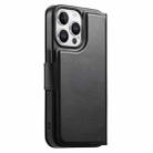For iPhone 14 Pro CaseNeo Finger Grip Strap MagSafe Leather Phone Case(Black) - 3