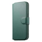 For iPhone 14 Pro CaseNeo Finger Grip Strap MagSafe Leather Phone Case(Green) - 2