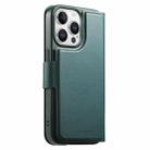 For iPhone 14 Pro CaseNeo Finger Grip Strap MagSafe Leather Phone Case(Green) - 3