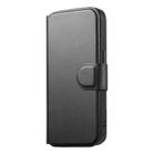 For iPhone 13 Pro Max CaseNeo Finger Grip Strap MagSafe Leather Phone Case(Black) - 2