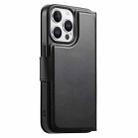 For iPhone 13 Pro Max CaseNeo Finger Grip Strap MagSafe Leather Phone Case(Black) - 3