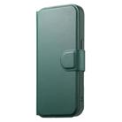 For iPhone 13 Pro Max CaseNeo Finger Grip Strap MagSafe Leather Phone Case(Green) - 2