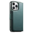 For iPhone 13 Pro Max CaseNeo Finger Grip Strap MagSafe Leather Phone Case(Green) - 3