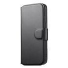For iPhone 13 Pro CaseNeo Finger Grip Strap MagSafe Leather Phone Case(Black) - 2