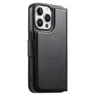 For iPhone 13 Pro CaseNeo Finger Grip Strap MagSafe Leather Phone Case(Black) - 3