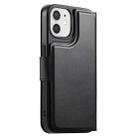 For iPhone 12 / 12 Pro CaseNeo Finger Grip Strap MagSafe Leather Phone Case(Black) - 3