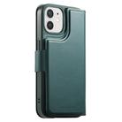 For iPhone 12 / 12 Pro CaseNeo Finger Grip Strap MagSafe Leather Phone Case(Green) - 3