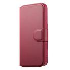 For iPhone 12 / 12 Pro CaseNeo Finger Grip Strap MagSafe Leather Phone Case(Red) - 2