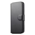 For iPhone 16e CaseNeo Finger Grip Strap MagSafe Leather Phone Case(Black) - 2