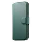 For iPhone 16e CaseNeo Finger Grip Strap MagSafe Leather Phone Case(Green) - 2