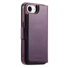 For iPhone 16e CaseNeo Finger Grip Strap MagSafe Leather Phone Case(Purple) - 3