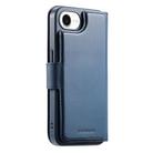 For iPhone 16e CaseNeo Finger Grip Strap MagSafe Leather Phone Case(Blue) - 3