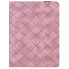 For iPad Air 13 2025 / 2024 / Pro 12.9 Rhombus Embossed Leather Smart Tablet Case(Pink) - 2