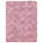 For iPad mini 5 / 4 / 3 / 2 / 1 Rhombus Embossed Leather Smart Tablet Case(Pink) - 2