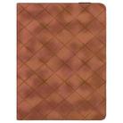 For iPad mini 5 / 4 / 3 / 2 / 1 Rhombus Embossed Leather Smart Tablet Case(Brown) - 2