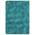For iPad mini 5 / 4 / 3 / 2 / 1 Rhombus Embossed Leather Smart Tablet Case(Green) - 3