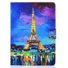 For iPad Air 2022 / 2020 10.9 Electric Pressed Colored Drawing Horizontal Flip Leather Case with Holder & Card Slots & Sleep / Wake-up Function(Eiffel Tower) - 2