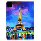 For iPad Air 2022 / 2020 10.9 Electric Pressed Colored Drawing Horizontal Flip Leather Case with Holder & Card Slots & Sleep / Wake-up Function(Eiffel Tower) - 3