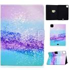 For iPad Air 2022 / 2020 10.9 Electric Pressed Colored Drawing Horizontal Flip Leather Case with Holder & Card Slots & Sleep / Wake-up Function(Color Sand) - 1