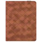For Samsung Galaxy Tab A8 10.5 X200 Rhombus Embossed Leather Smart Tablet Case(Brown) - 2