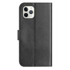 For iPhone 11 Pro Max Dual-Folded S-shape Leather Phone Case(Black) - 3