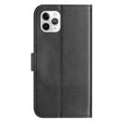 For iPhone 11 Pro Dual-Folded S-shape Leather Phone Case(Black) - 3