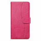 For iPhone 17 Dual-Folded S-shape Leather Phone Case(Rose Red) - 2