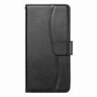 For iPhone 17 Dual-Folded S-shape Leather Phone Case(Black) - 2