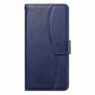 For iPhone 17 Dual-Folded S-shape Leather Phone Case(Navy Blue) - 2