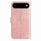 For iPhone 17 Air Dual-Folded S-shape Leather Phone Case(Rose Gold) - 3