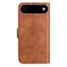 For iPhone 17 Air Dual-Folded S-shape Leather Phone Case(Brown) - 3