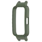 For Huawei Band 10 / 9 / 8 12mm Hollow PC Half Coverage Watch Protective Case(Dark Green) - 3