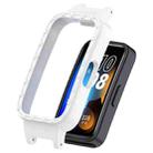 For Huawei Band 10 / 9 / 8 12mm Hollow PC Half Coverage Watch Protective Case(White) - 2