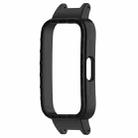 For Huawei Band 10 / 9 / 8 12mm Hollow PC Half Coverage Watch Protective Case(Black) - 3