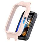 For Huawei Band 10 / 9 / 8 12mm Hollow PC Half Coverage Watch Protective Case(Light Pink) - 2