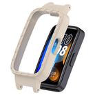 For Huawei Band 10 / 9 / 8 12mm Hollow PC Half Coverage Watch Protective Case(Ivory White) - 2