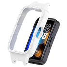 For Huawei Band 10 / 9 / 8 14mm Hollow PC Half Coverage Watch Protective Case(White) - 2