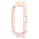 For Huawei Band 10 / 9 / 8 14mm Hollow PC Half Coverage Watch Protective Case(Light Pink) - 3