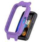 For Huawei Band 10 / 9 / 8 14mm Hollow PC Half Coverage Watch Protective Case(Purple) - 2