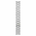 22mm Three-beads Magnetic Steel Watch Band(Silver) - 2
