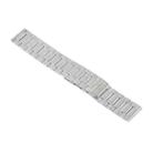 20mm Three-beads Magnetic Steel Watch Band(Silver) - 3
