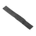 20mm Three-beads Magnetic Steel Watch Band(Black) - 3