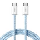 Baseus Smart Series 4 100W Type-C to Type-C Fast Charging Data Cable, Length: 2m(Blue) - 1