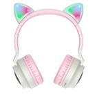 hoco W27 Cat Ear Head Mounted Bluetooth Earphone(Grey) - 1