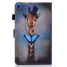 For Samsung Galaxy Tab A7 10.4 2020 T500 Horizontal TPU Painted Flat Leather Case Anti-skid Strip with Pen Cover & Card Slot & Holder(Deer) - 3