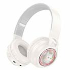 hoco W50 Cute Fun Head-mounted Bluetooth Earphone(Beige) - 1