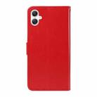 For Samsung Galaxy A06 5G / 4G Cat and Bee Embossed Flip Leather Phone Case(Red) - 3